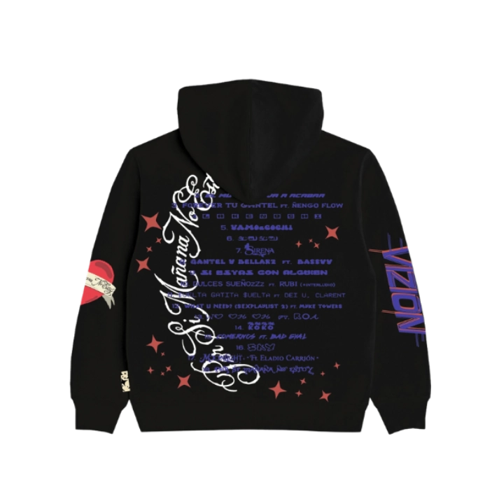 Black Hoodie PSMNE x Mythik