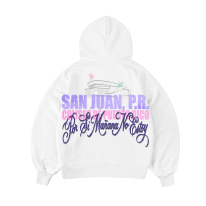 White Hoodie PSMNE x Mythik