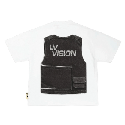 White Tee PSMNE x Mythik